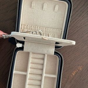 Mark & Grahm Leather Travel Jewelry Case